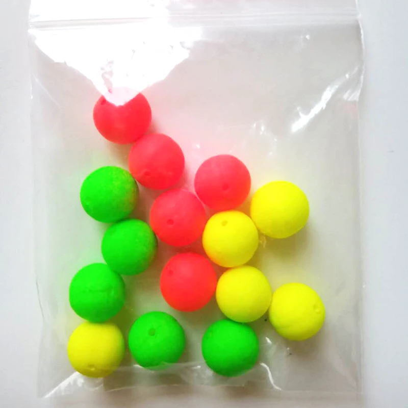 100 шт./лот диаметр 8 мм рыболовные плавающие поплавок Дрифт мяч пена ударный