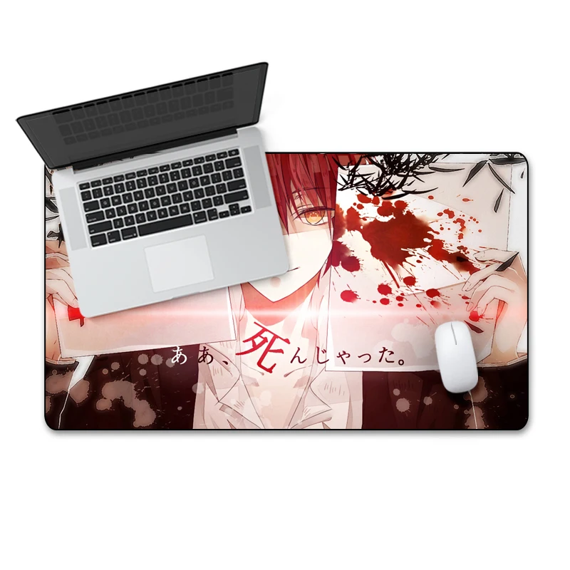 FFFAS 700*400mm anime cartoon mouse pad large size rubber bottom anti-slip keyboard mat laptop home office gifts mousepad | Компьютеры и