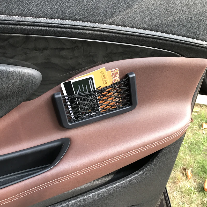 Alijunda сеть для хранения автомобильный карманный органайзер сумка Cadillac XTS SRX ATS