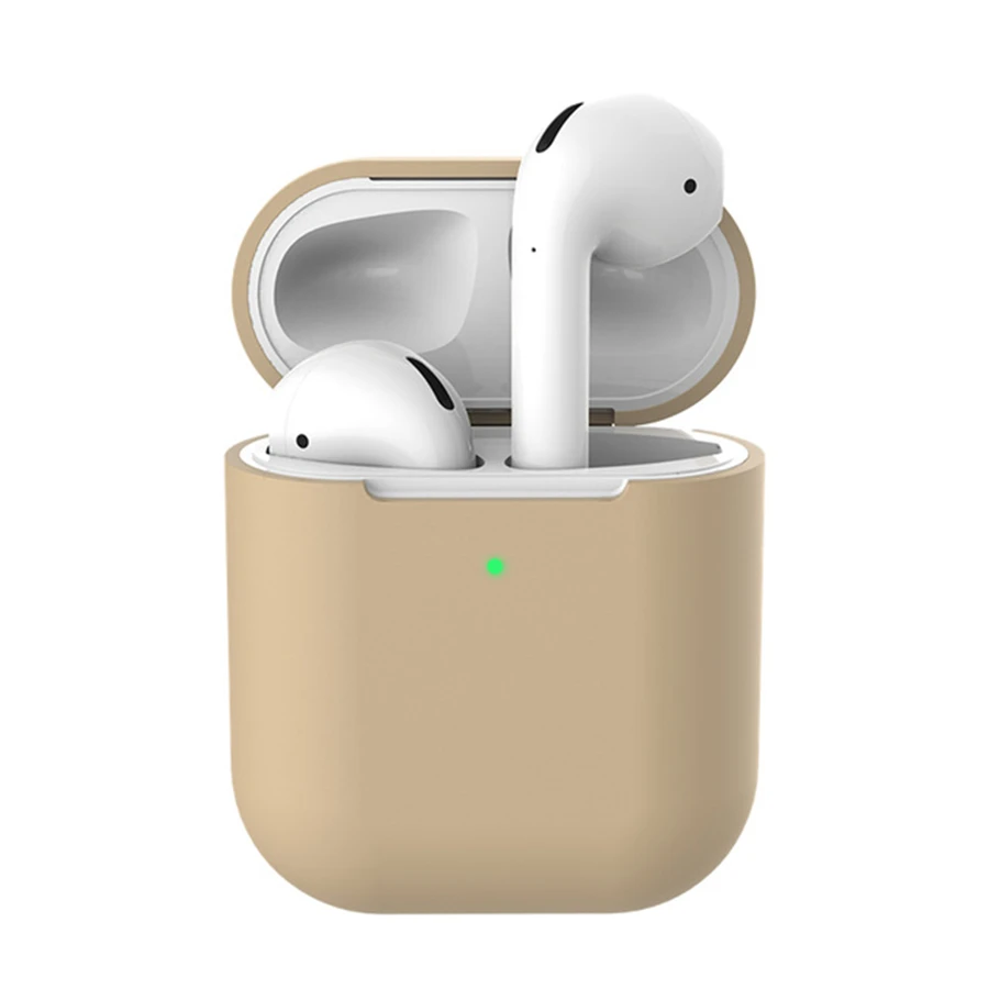 J Силиконовый чехол для AirPods 2 Bluetooth наушники беспроводные наушники для Apple AirPods защитный чехол s Чехол Для Air Pods 2 Airpod2 - Цвет: J