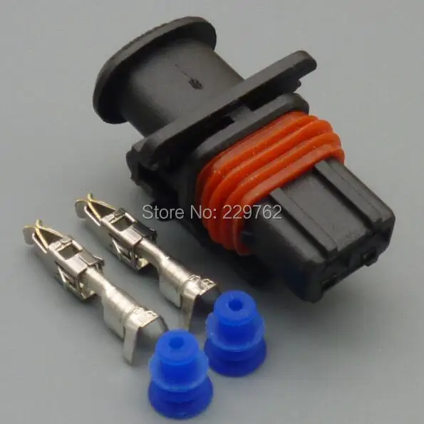 

shhworldsea 2 Pin 3.5m 1928404072 1928403137 Female Common Rail Diesel Injector Plug Automotive Connector PLUG