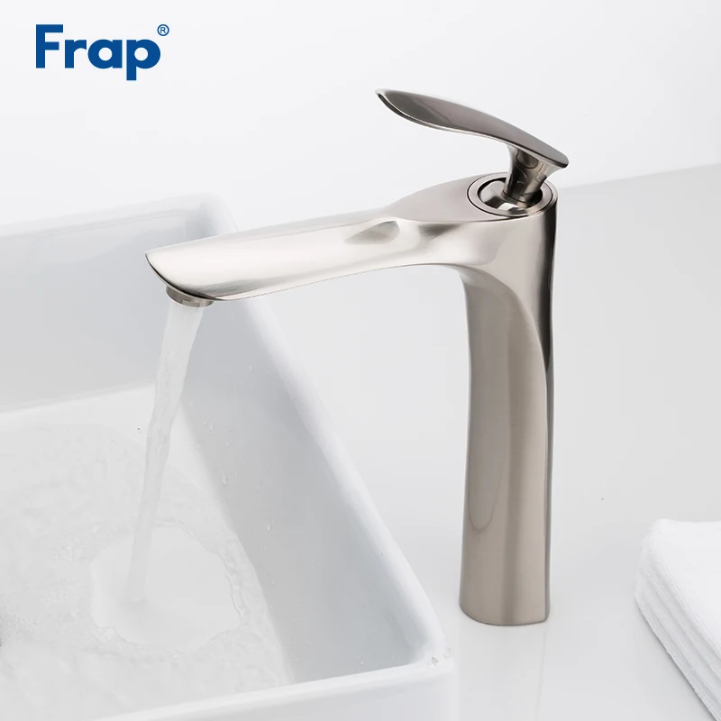 

Frap Basin Faucets Modern Bathroom Mixer Tap Brass Washbasin Faucet Single Handle Single Hole Elegant Crane For Bathroom Y10096