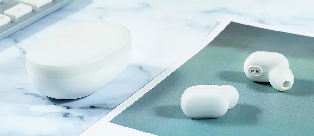 Оригинальные наушники Xiaomi AirDots TWS Bluetooth наушники с сенсорным управлением гарнитура Bluetooth 5,0 Mijia наушники с зарядным устройством