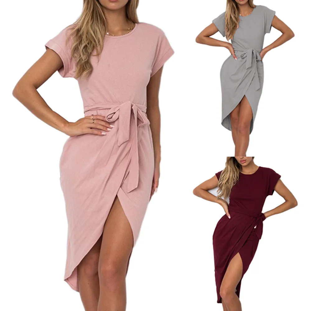 Feitong/женское индивидуальное летнее платье с коротким рукавом прозрачное для