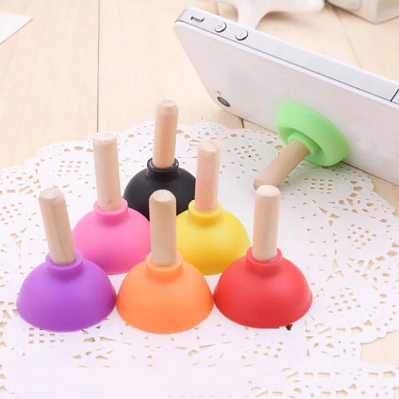 5 шт./компл. Забавный мини держатель на присоске для телефона|Шутки и розыгрыши| |