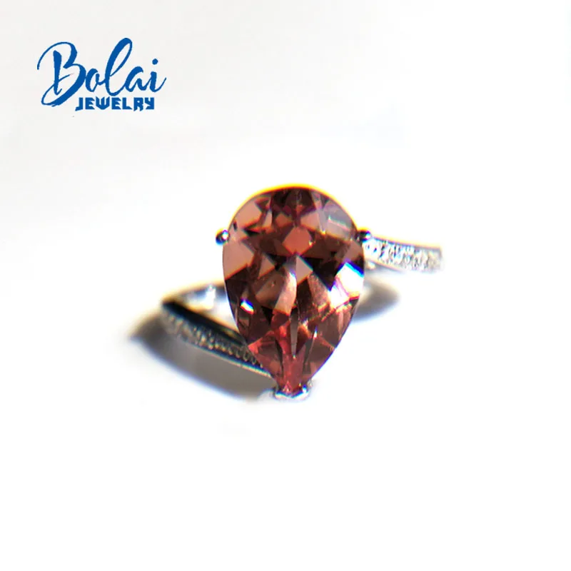 Bolaijewelry, серебряное женское кольцо из зултанита, меняющее цвет драгоценного камня, хорошее ювелирное изделие, серебро 925 пробы для женщин, подарок