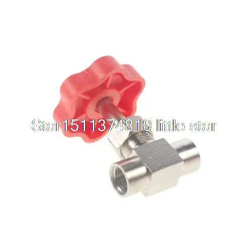 Латунь с никелевым покрытием 1/8 дюйма резьба BSPP игольчатый клапан воздушная