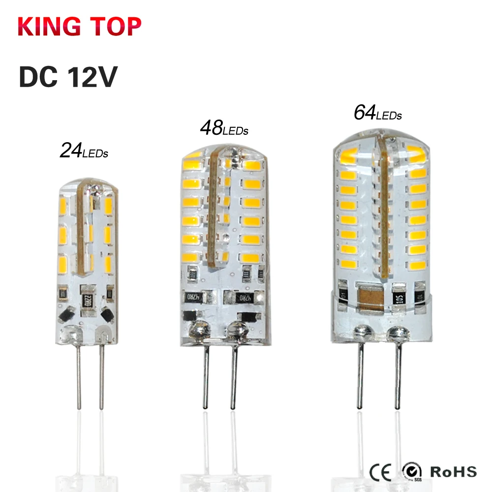 Светодиодная лампа G4 1 шт. 3014SMD переменный ток/12 В 3 Вт 9 сменные галогенные лампы 15