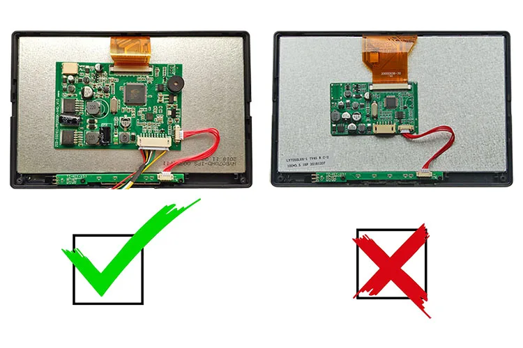 DIYKIT AHD 800x480 7 дюймов TFT ЖК дисплей автомобиля Мониторы Заднего вида Max поддержка 1080 P камера 2 видео вход