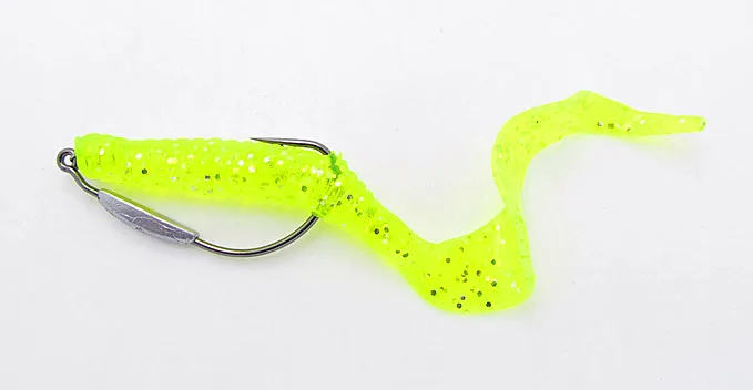 45 мм 2 4g 4 шт. высокая прочность Сталь кривошипно крюк мягкие приманки крючки