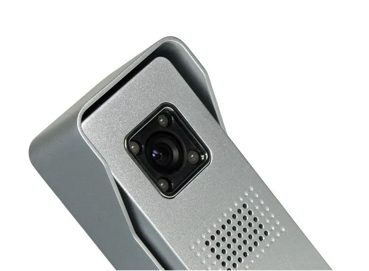 Серебро 10 дюймов экран Интерком система 5-проводной цветной видео домофон phonefor