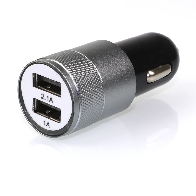 Универсальное двойное USB Автомобильное зарядное устройство 2 1 в маленькое