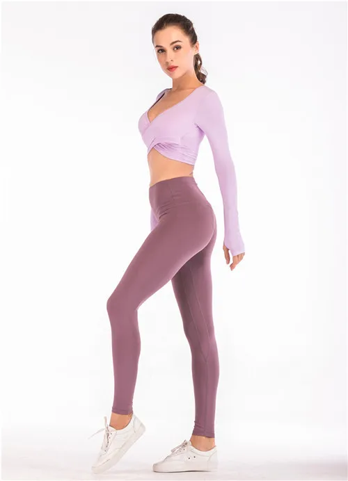 Pink Lulu штаны для фитнеса женские с высокой талией бесшовные леггинсы для спортзала колготки Капри спортивная одежда для бега эластичные пуш-ап Лулу Йога Брюки - Цвет: Pink
