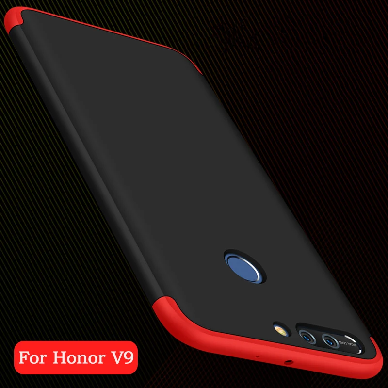 Оригинальный чехол ASTUBIA 360 градусов защитный для Huawei Honor V9 Красный Модный жесткий