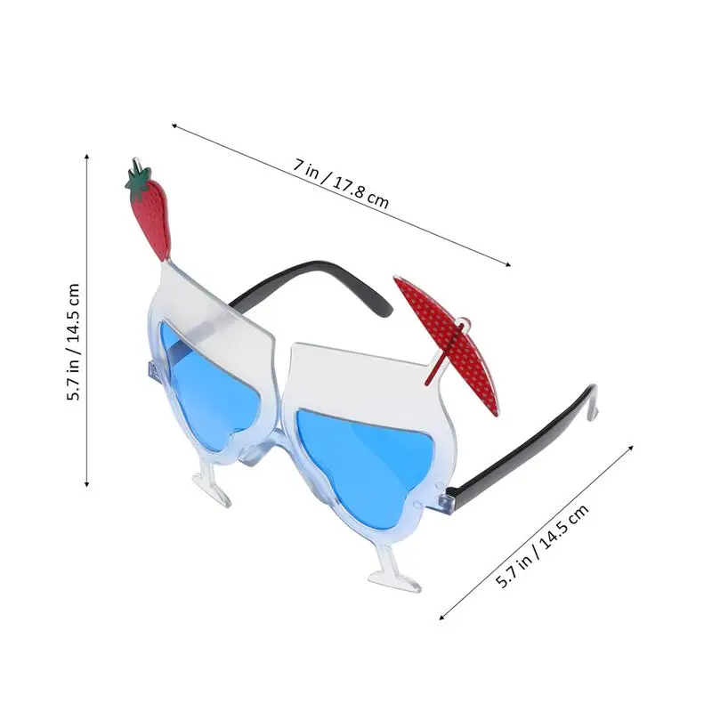 1 Pc Eyeglass Novelty Eyewear Photo Prop Sunglass for Festival Dinner Party Carnival Party