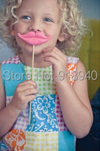 8 шт./лот реквизит для фотобудки свадьбы/Вечеринки Полимерная глина Смешные губы