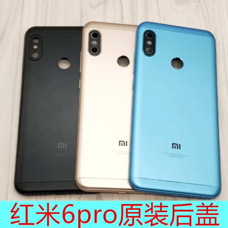 Оригинальный чехол для redmi 6 pro задняя крышка аккумулятора двери с аудиоразъемом и