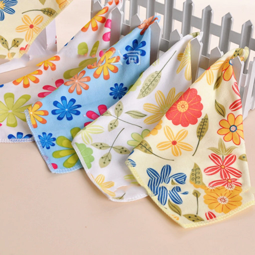 Квадратное полотенце из микрофибры с принтом детские нагрудники банные