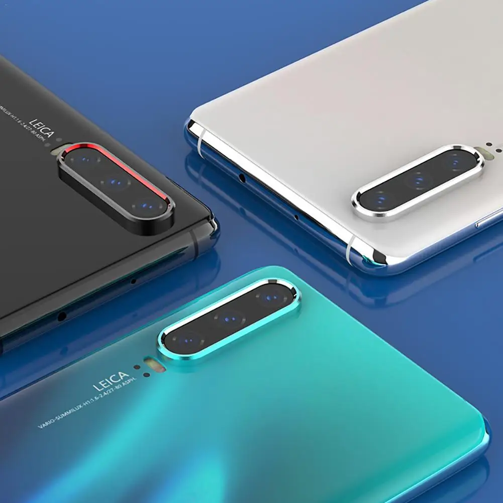 Защитная пленка для камеры из закаленного стекла Huawei P30 P30Pro металлическое кольцо