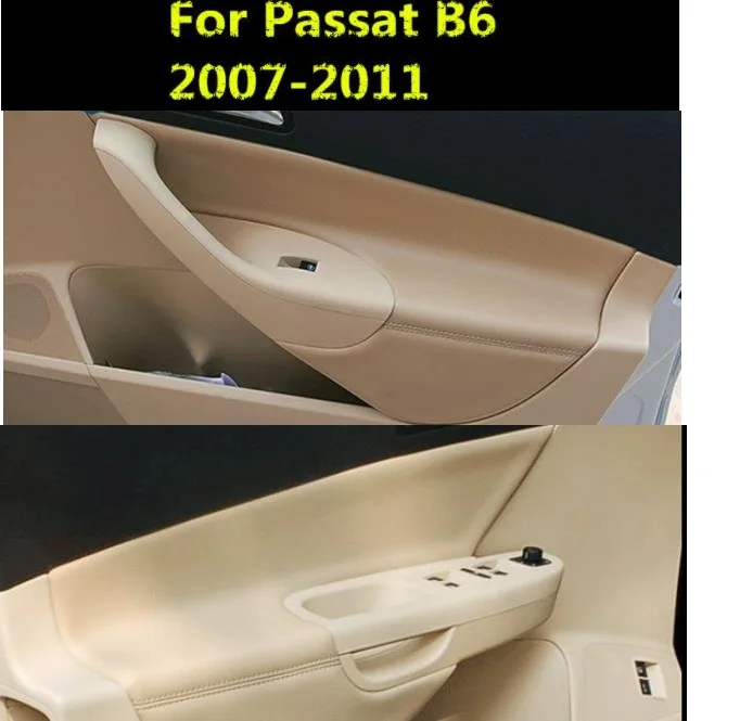 4 шт. панели для передних и задних дверей из микрофибры подлокотник кожаный чехол