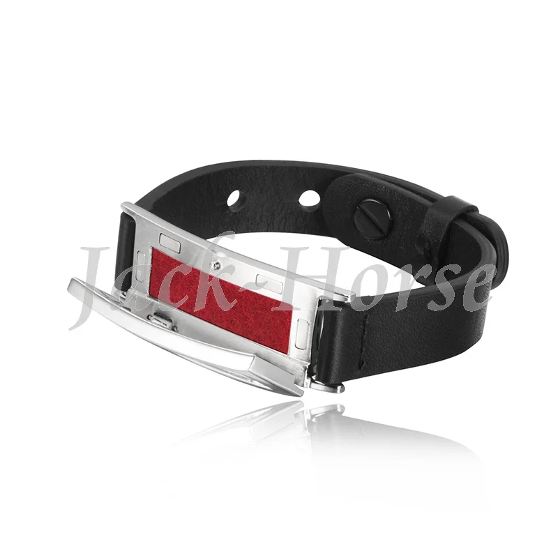 Новинка мужской ароматерапия эфирное масло диффузор медальон браслет кожаный