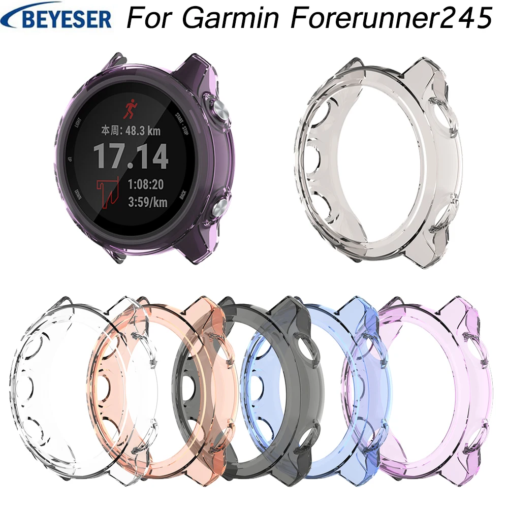 Защитный чехол из ТПУ для смарт-часов Garmin Forerunner 245 245/245M | Наручные часы