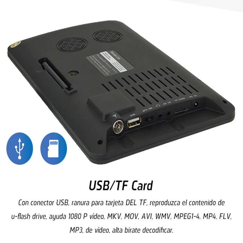 9 &quotTFT светодиодный телевизор автомобильное Цифровое ТВ портативный
