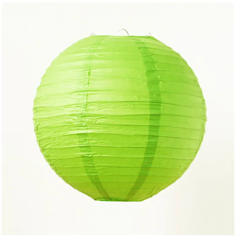 6 шт. 12 дюймов (30 см) желтая зеленая китайская бумага китайский фонарь для свадьбы