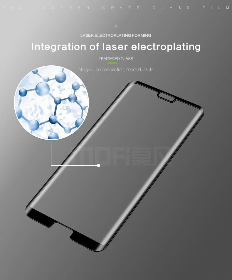 Для huawei P20 pro 6,1 дюймов стекло закаленное MOFi p20 pro протектор экрана 3D полное покрытие для huawei p20 pro стеклянная пленка