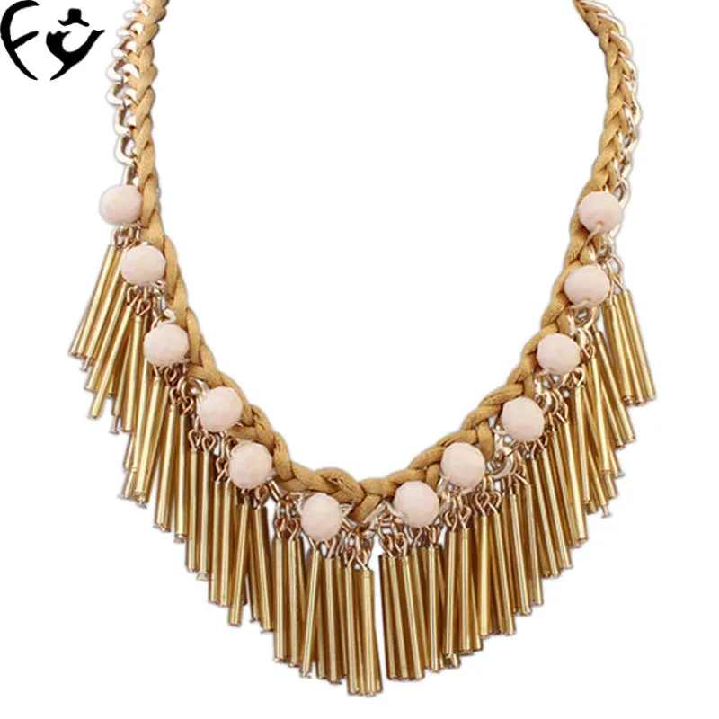 Европейские и американские модные ожерелья ручной работы|tassel necklace|fashion necklacenecklace