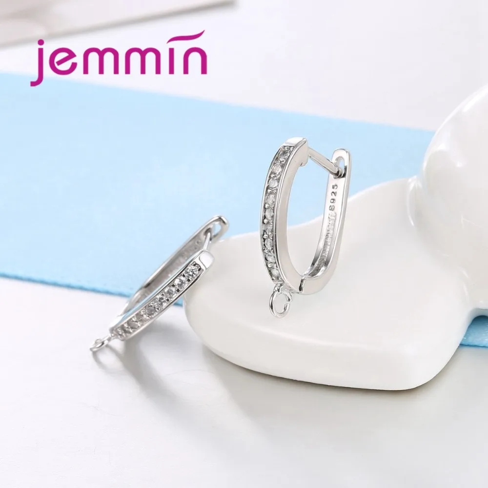 Оптовая продажа обручальные серьги сделай сам ювелирное изделие Компоненты S925