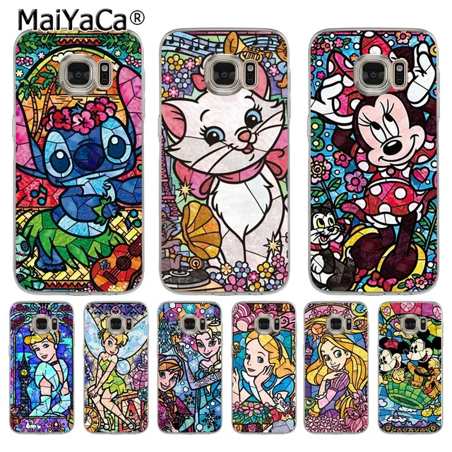 MaiYaCa Алиса Стич Микки Маус Marie Cat для iPhone 4 5S 6S 7 8 Plus X XR XS MAX чехлы телефонов