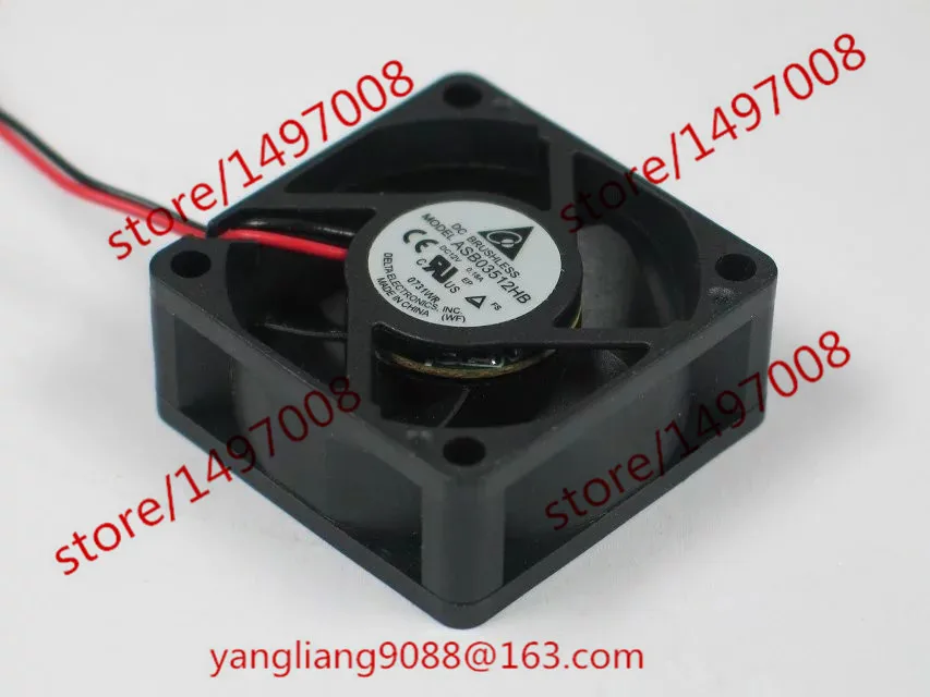 Delta Electronics ASB03512HB FS DC 12V 0.18A 35x35x15 мм Сервер вентилятор охлаждения 2 провод|square fan|server