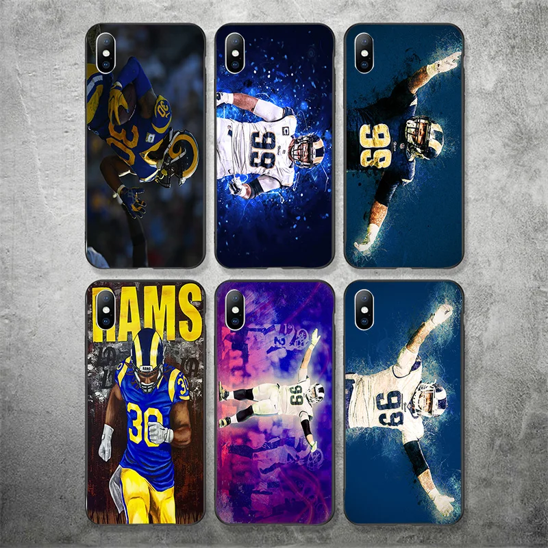 Yinuoda клуб Лос-Анджелес Рэмс чехол для телефона NFL Джаред Гофф iPhone по номерам DIY
