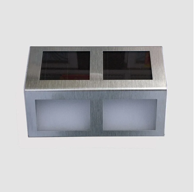 4 светодиодные солнечные светильники для лестницы Уличные угловые декоративные