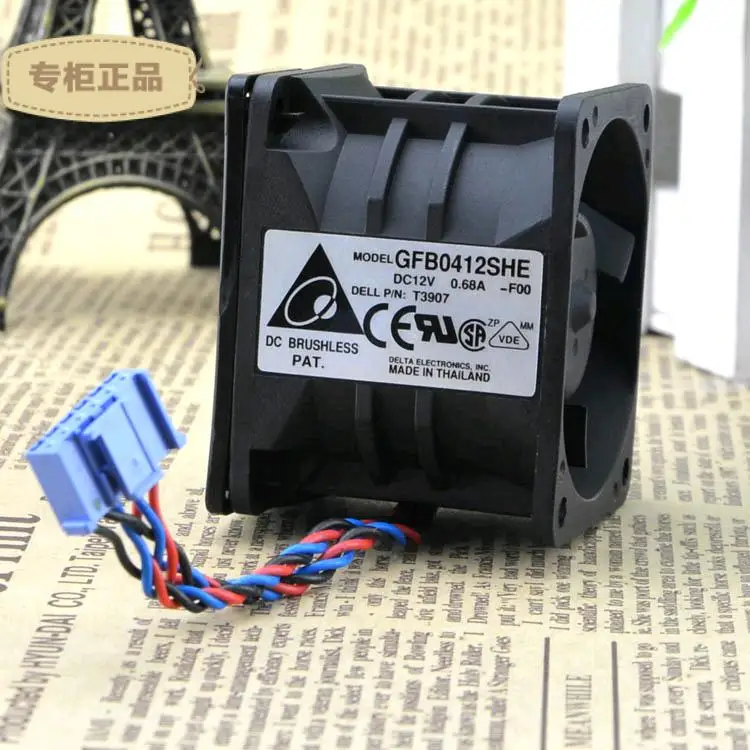 Бесплатная доставка. Серверный вентилятор L PE1750 GFB0412SHE T3907 x771 8|server fan|fan 8fan server |