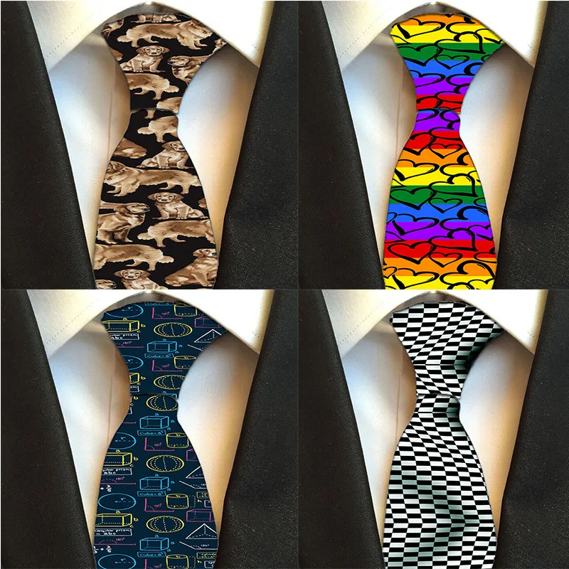 Модные галстуки для мужчин зимние бабочки из полиэстера 8 см мужские вечеринок