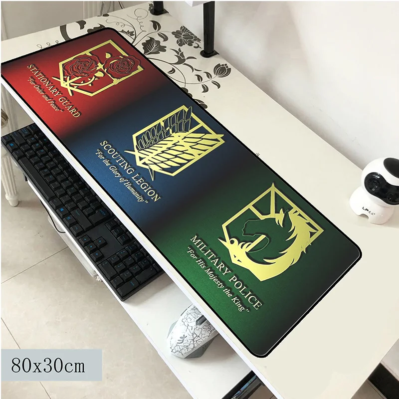 Коврик для мыши атака на Титанов 800x300x3 мм|gaming mousepad|mousepad gamerlaptop mat |