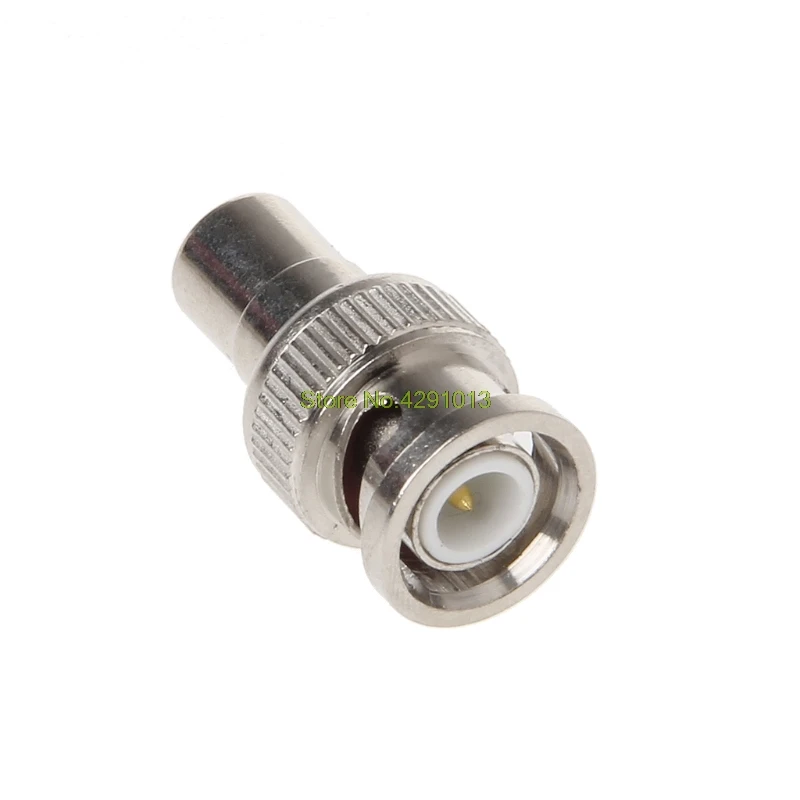 5x BNC Male To RCA Female Coaxial Connector Adapter For CCTV Surveillance Video Drop Shipping Support | Безопасность и защита