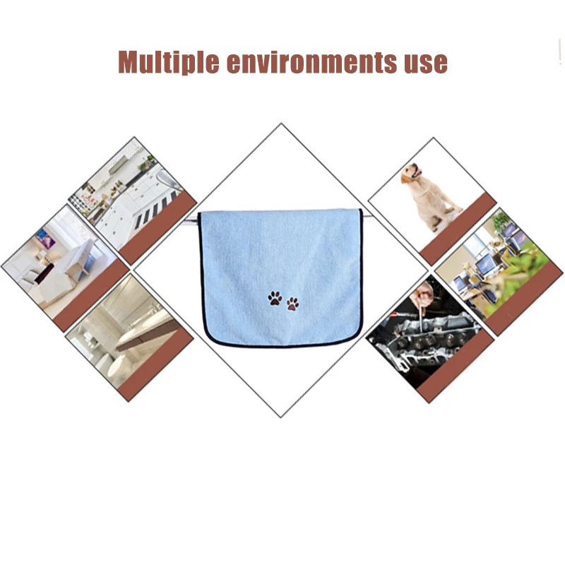 Мягкие ПЭТ Ванна Полотенца очистки волос суперабсорбирующих сушки собака халат