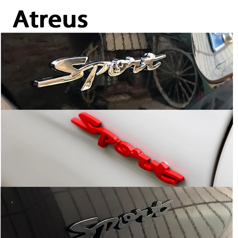 Спортивные стикеры Atreus автостайлинг аксессуары для Ford Focus 2 3 Fiesta Toyota Corolla Avensis Mazda 6