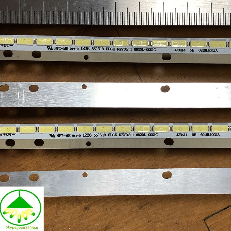 Новинка 5 шт. * 84LED 695 мм Светодиодная лента с подсветкой 55 &quotV13 Edge 6916L1249A 6916L1092A для