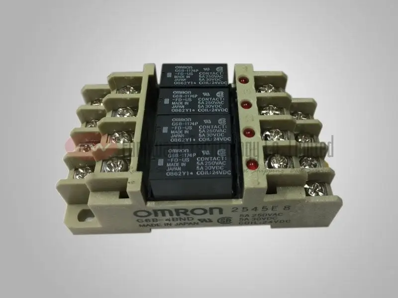 G6B-4BND DC24 клеммный релейный модуль адаптера 24VDC 5А Вт/(4 шт.) G6B-1174P-FD-US | Обустройство