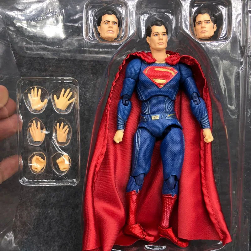 16 см DC Супермен MAFEX 057 Лига Справедливости Супер человек Коллекционная модель BJD
