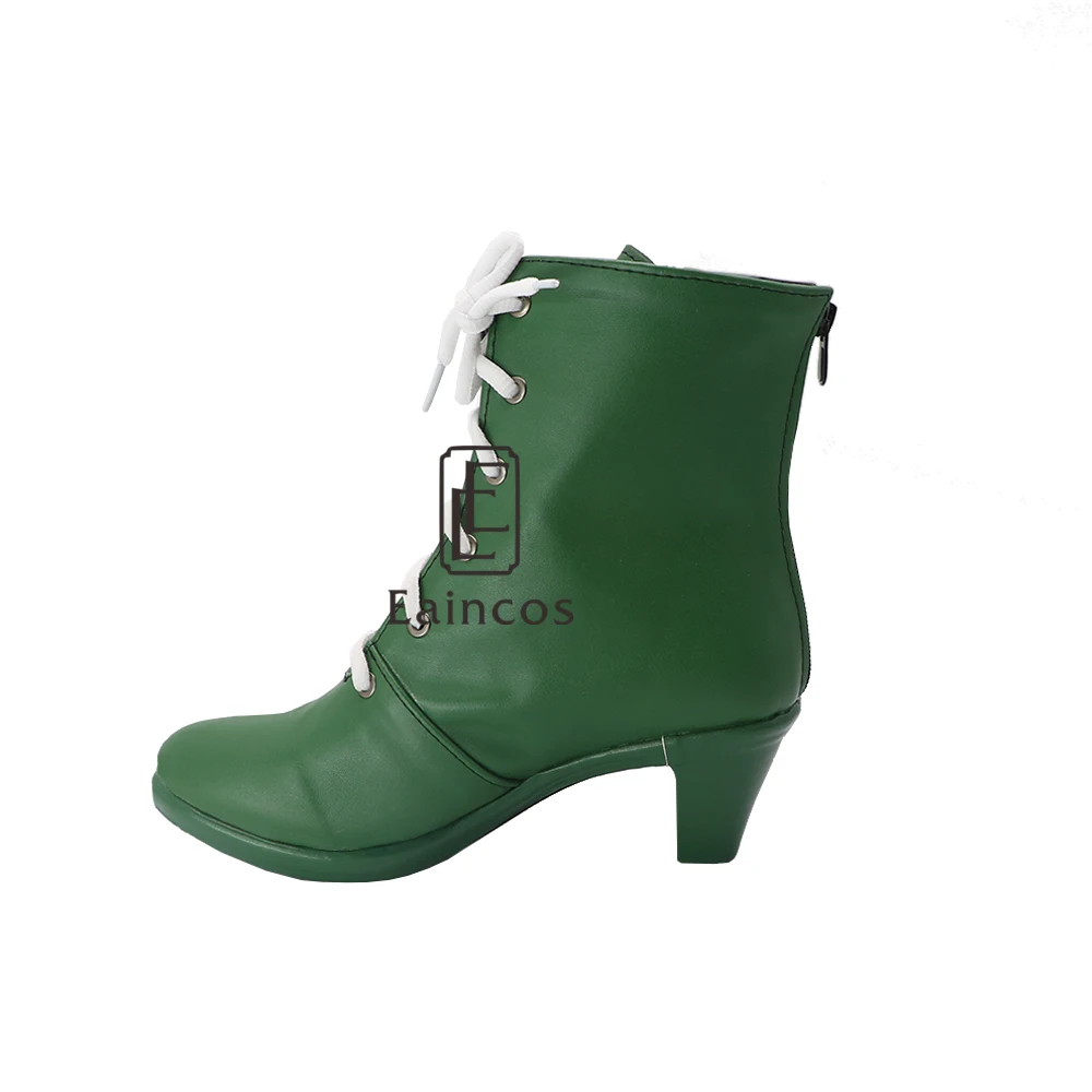 

Anime Sailor Moon Sailor Jupiter Green Cosplay Shoes Boots Customized Size