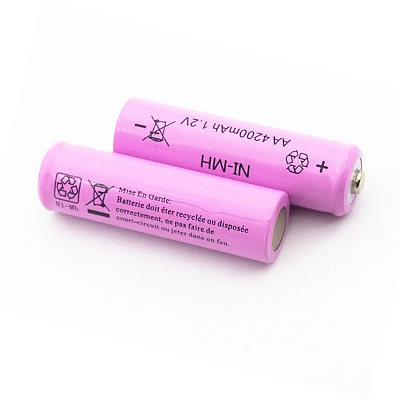 8 шт./лот AA батарея NIMH 4200Mah 1 2 V 2A ni mh перезаряжаемые батареи Bateria