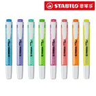 Маркер STABILO, флуоресцентный, 3 мм, для заметок, на водной основе, выделители ручка