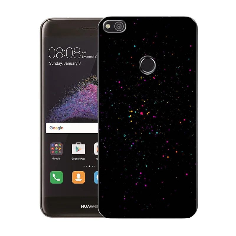 Чехол для Huawei P8 Lite (2017) мягкие силиконовые чехлы разноцветный чехол из ТПУ с