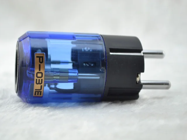 2 шт. родиевое покрытие p037e P 037E евро штепсельная вилка Schuko HIFI Conenctor|power plug|schuko plugplug