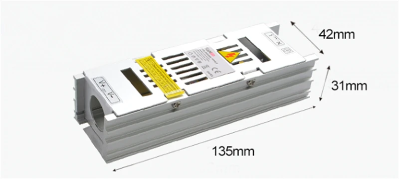 Sanpu smps 15 Вт 24 В светодио дный Питание блок 110 V 220 V AC-DC 24 вольт трансформатор драйвер для светодио дный s световой короб 24VDC тонкий Алюминий IP20